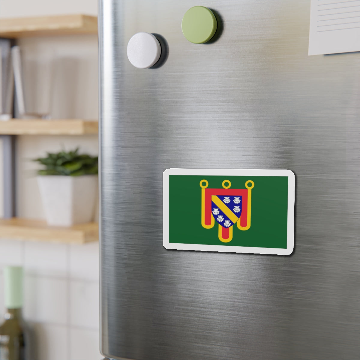 Flag of Cantal France 2 - Die-Cut Magnet-The Sticker Space