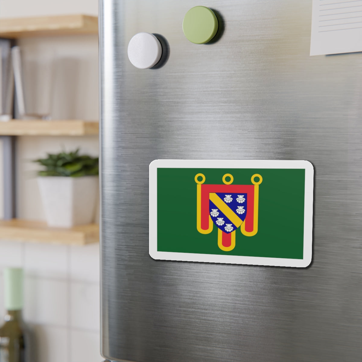 Flag of Cantal France 2 - Die-Cut Magnet-The Sticker Space