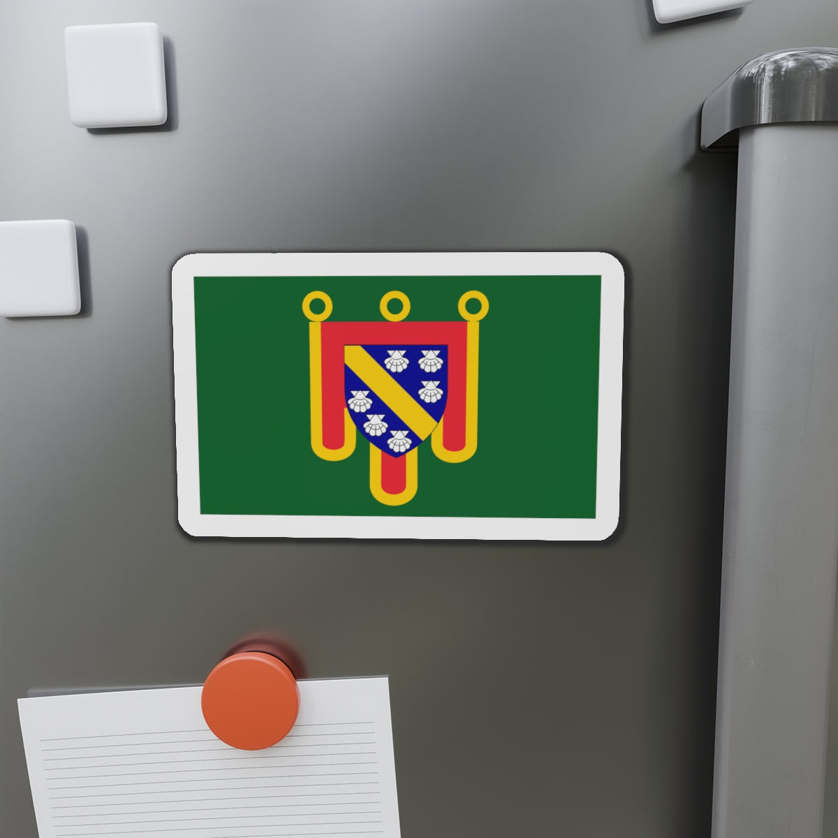 Flag of Cantal France 2 - Die-Cut Magnet-The Sticker Space