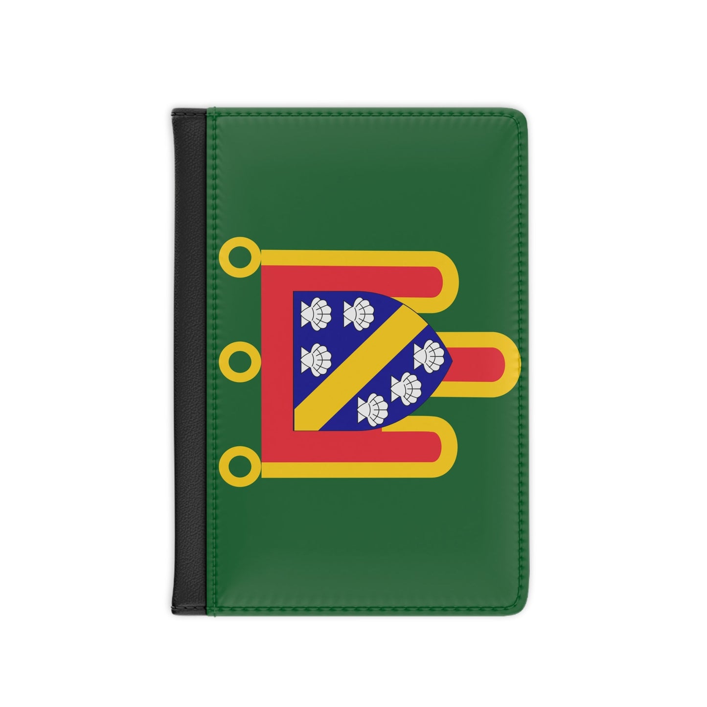 Flag of Cantal France 2 - Passport Holder-3.9" x 5.8"-The Sticker Space