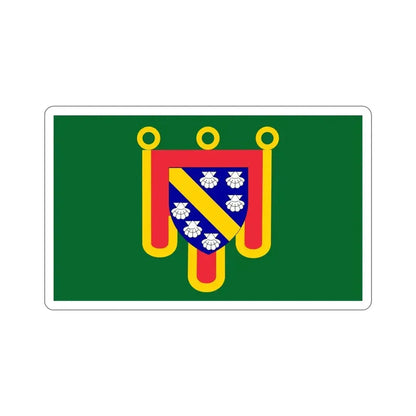 Flag of Cantal France 2 STICKER Vinyl Die-Cut Decal 5 Inch - The Sticker Space