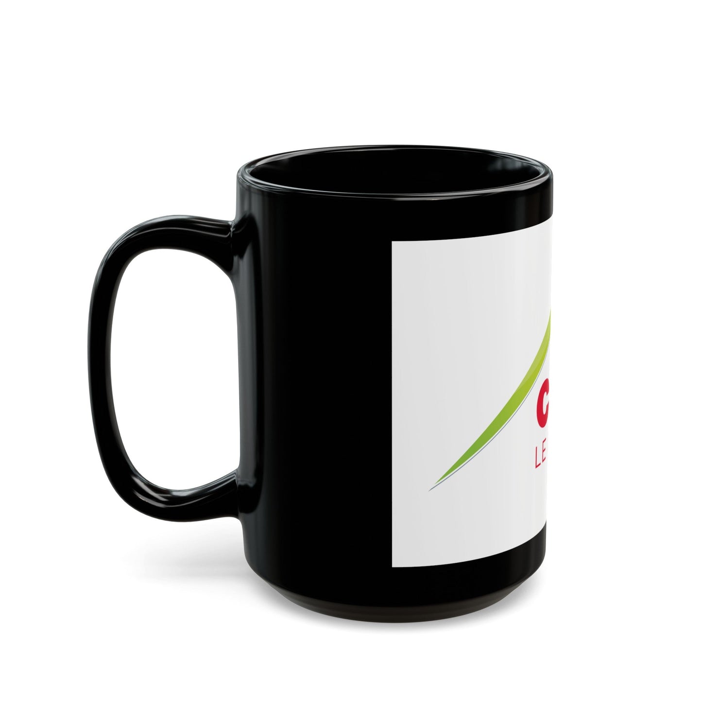 Flag of Cantal France - Black Coffee Mug-The Sticker Space