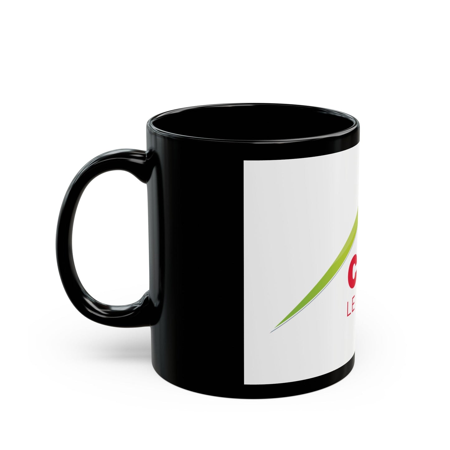 Flag of Cantal France - Black Coffee Mug-The Sticker Space