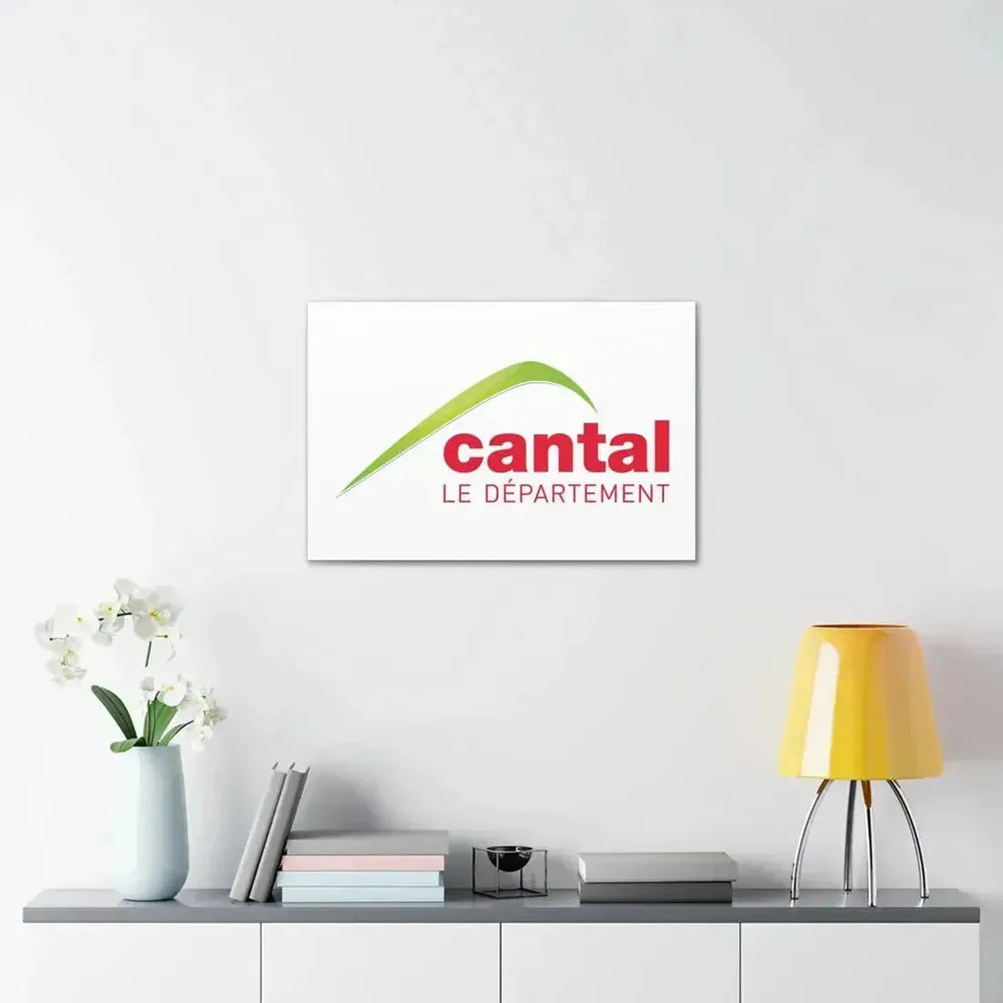 Flag of Cantal France - Canvas Wall Art - The Sticker Space
