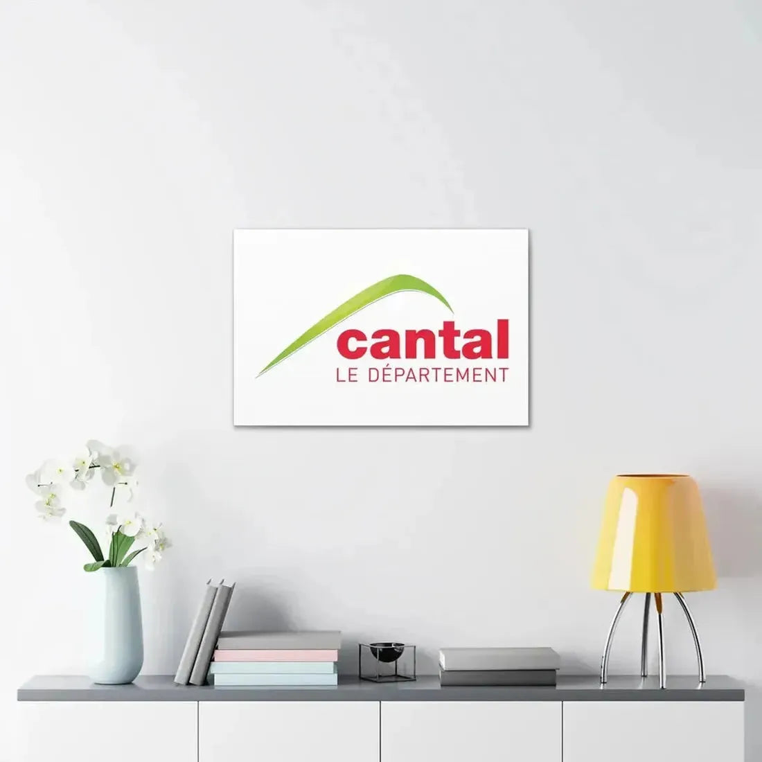 Flag of Cantal France - Canvas Wall Art - The Sticker Space