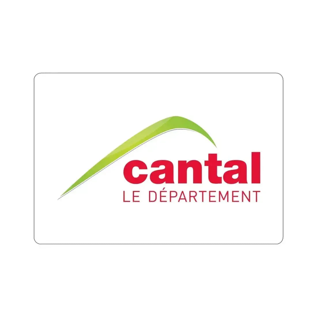 Flag of Cantal France STICKER Vinyl Die-Cut Decal 5 Inch - The Sticker Space