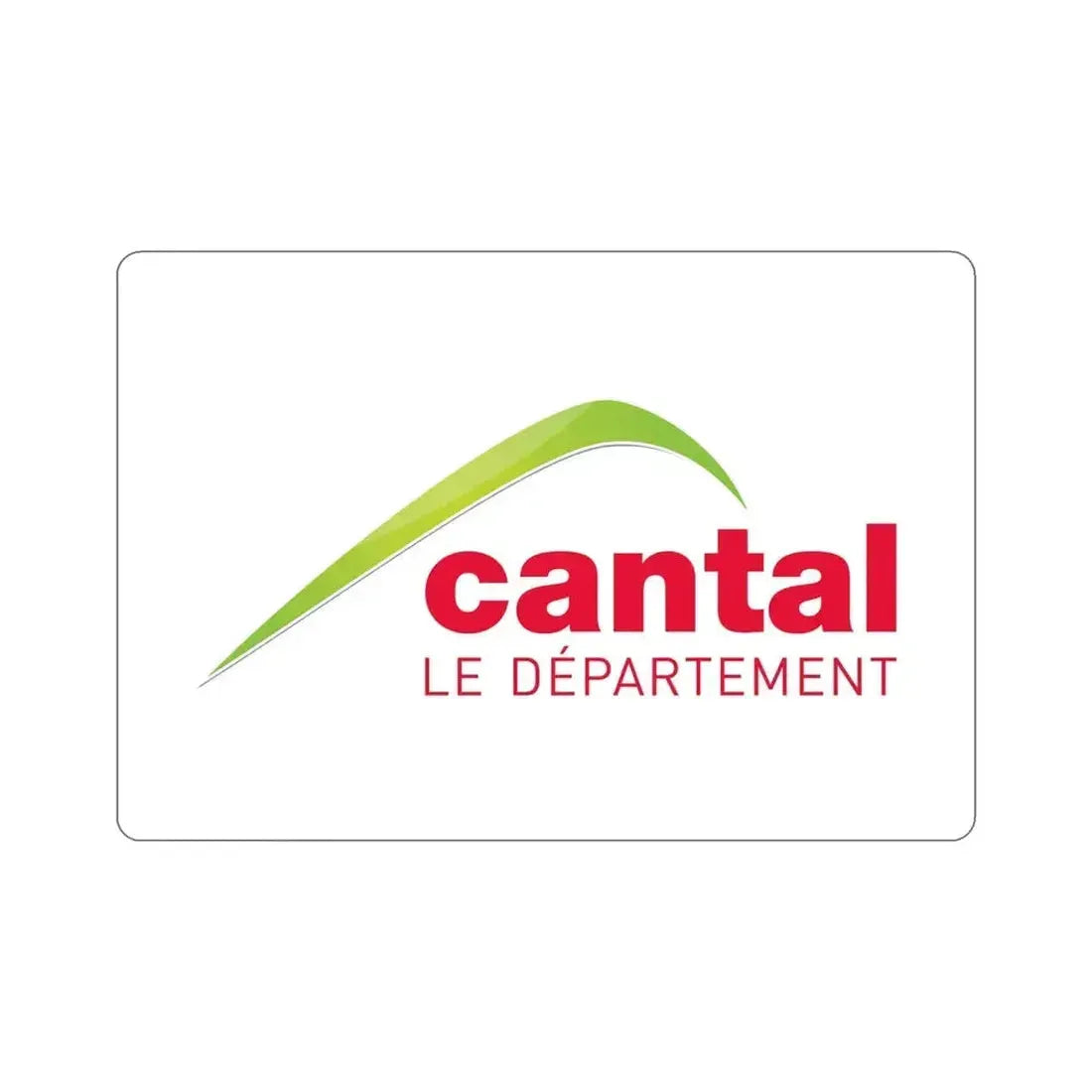 Flag of Cantal France STICKER Vinyl Die-Cut Decal 6 Inch - The Sticker Space