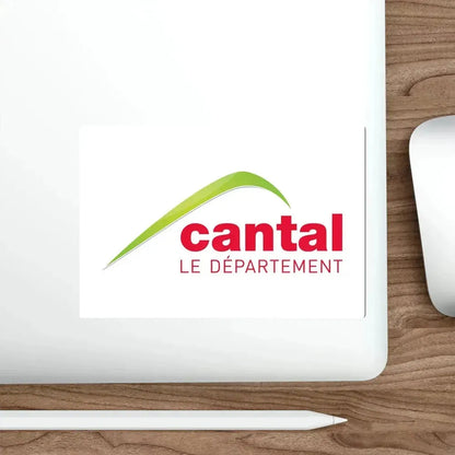 Flag of Cantal France STICKER Vinyl Die-Cut Decal - The Sticker Space