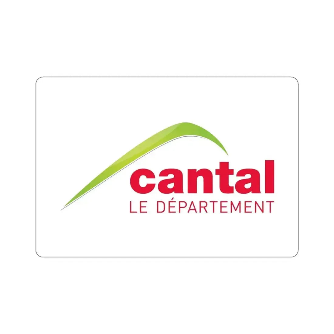Flag of Cantal France STICKER Vinyl Die-Cut Decal - The Sticker Space