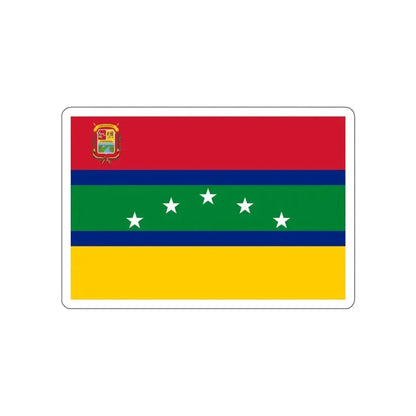 Flag of Cantaura Venezuela STICKER Vinyl Die-Cut Decal 4 Inch - The Sticker Space