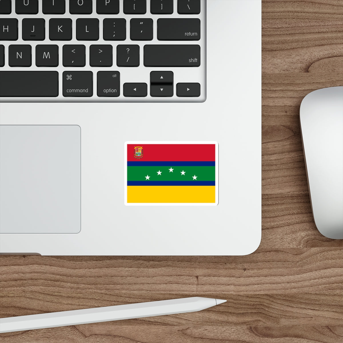 Flag of Cantaura Venezuela STICKER Vinyl Die-Cut Decal-The Sticker Space