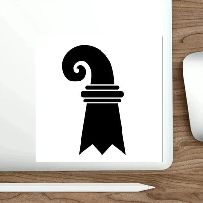 Flag of Canton of Basel Switzerland STICKER Vinyl Die-Cut Decal - The Sticker Space