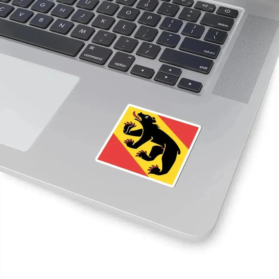Flag of Canton of Bern Switzerland - STICKER Vinyl Kiss-Cut Decal - The Sticker Space