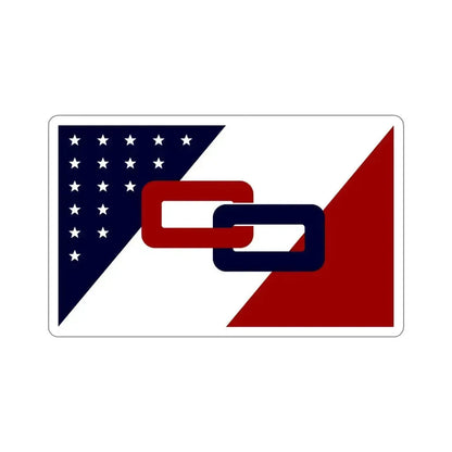 Flag of Canton Ohio USA STICKER Vinyl Die-Cut Decal 5 Inch - The Sticker Space