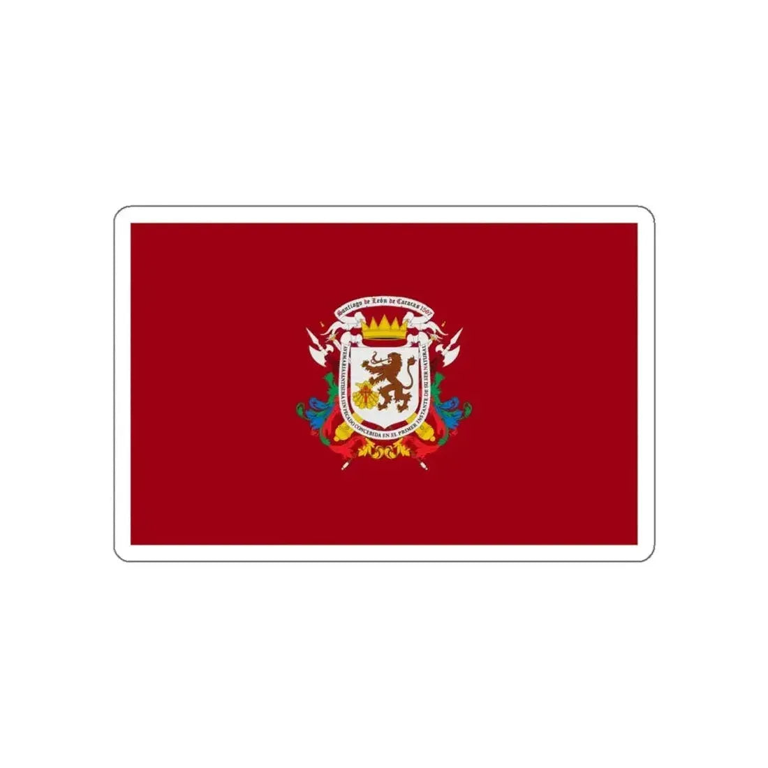 Flag of Capital District (Caracas) Venezuela STICKER Vinyl Die-Cut Decal - The Sticker Space