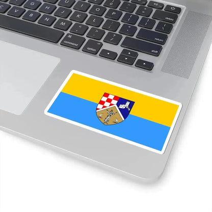Flag of Capljina (Bosnia and Herzegovina) STICKER Vinyl Kiss-Cut Decal - The Sticker Space