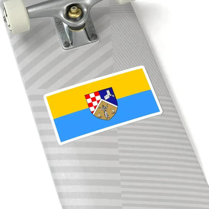 Flag of Capljina (Bosnia and Herzegovina) STICKER Vinyl Kiss-Cut Decal - The Sticker Space