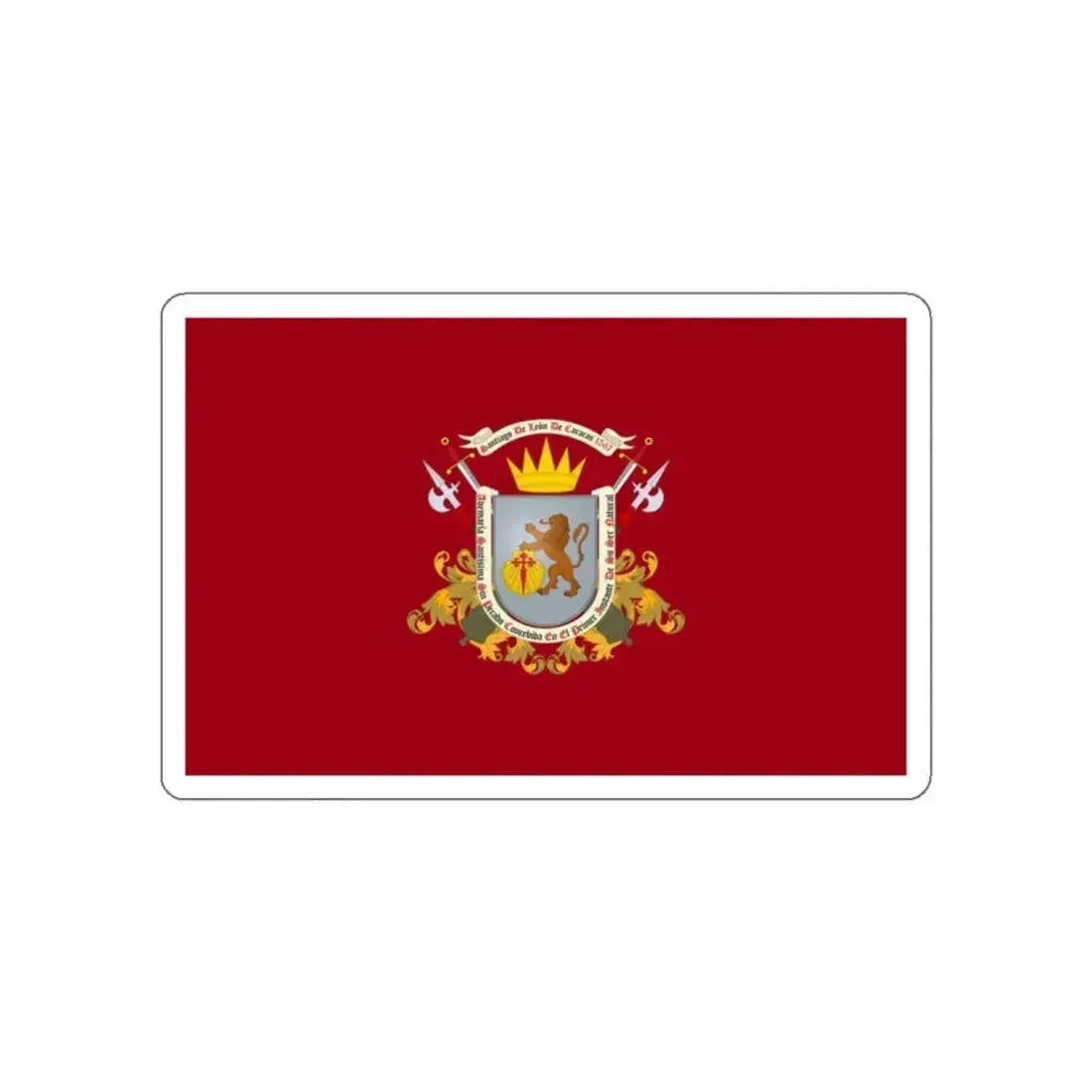 Flag of Caracas Venezuela STICKER Vinyl Die-Cut Decal 2 Inch - The Sticker Space