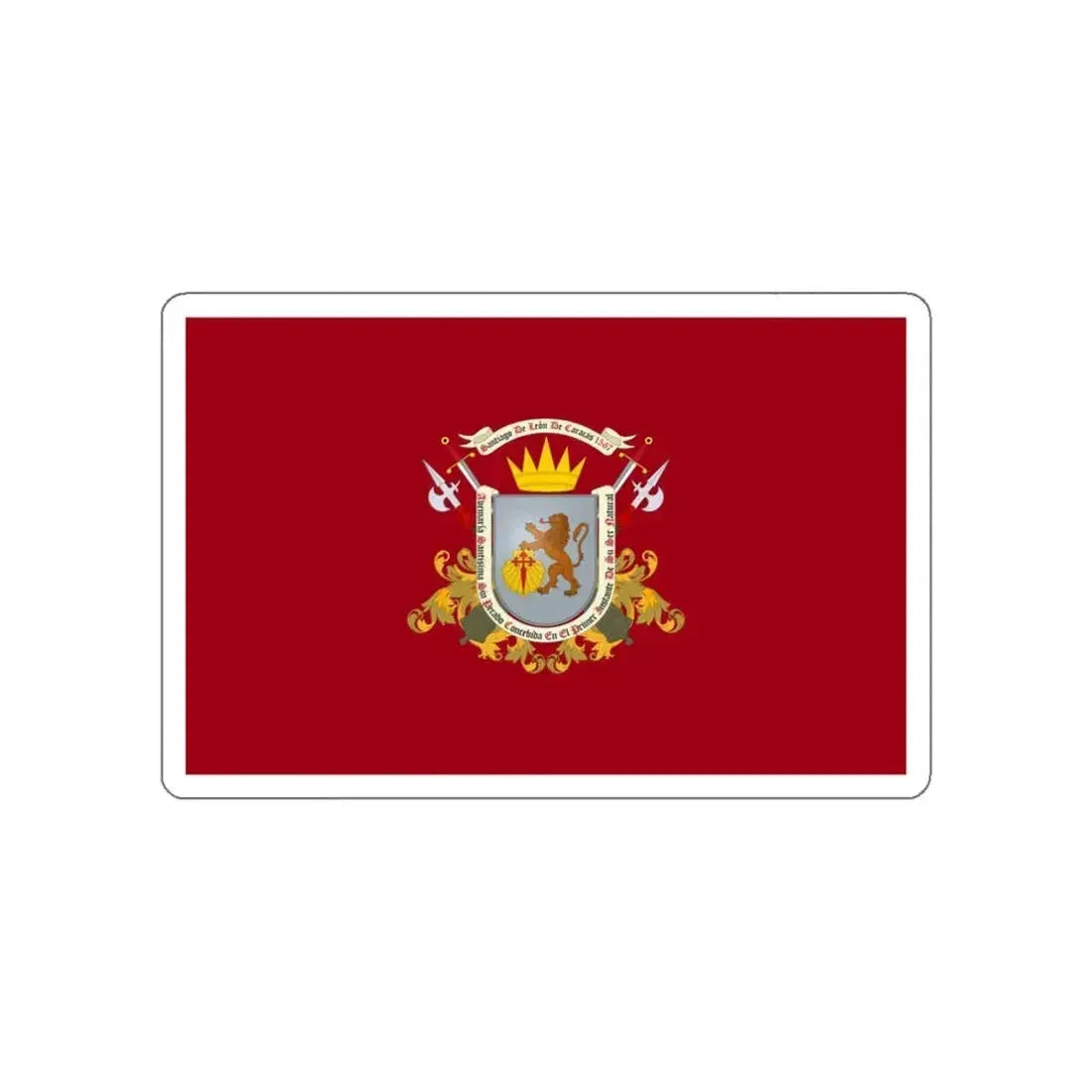 Flag of Caracas Venezuela STICKER Vinyl Die-Cut Decal 3 Inch - The Sticker Space