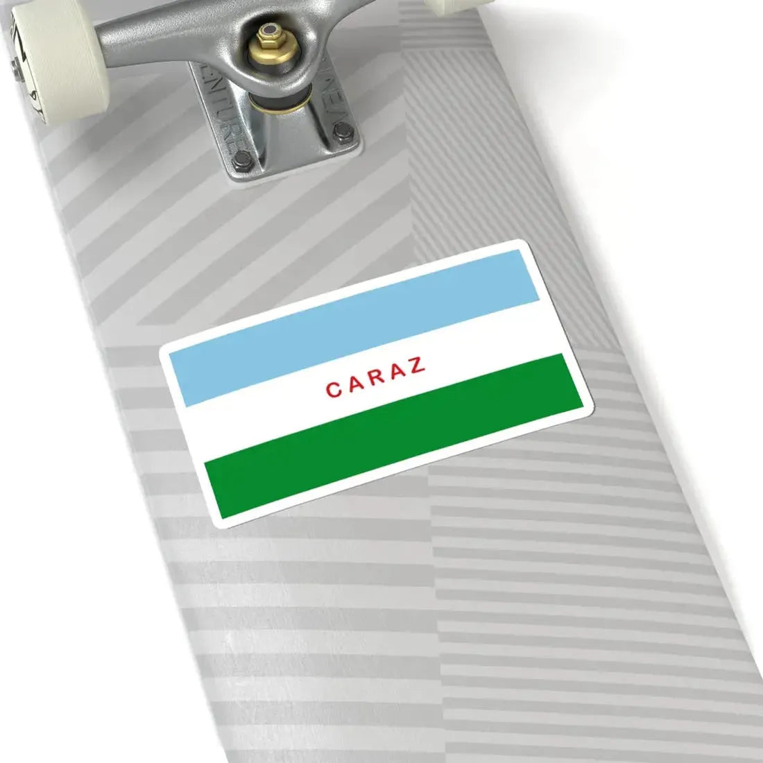 Flag of Caraz (Peru) STICKER Vinyl Kiss-Cut Decal - The Sticker Space