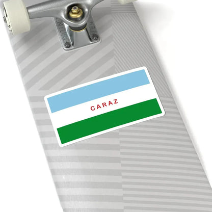 Flag of Caraz (Peru) STICKER Vinyl Kiss-Cut Decal - The Sticker Space