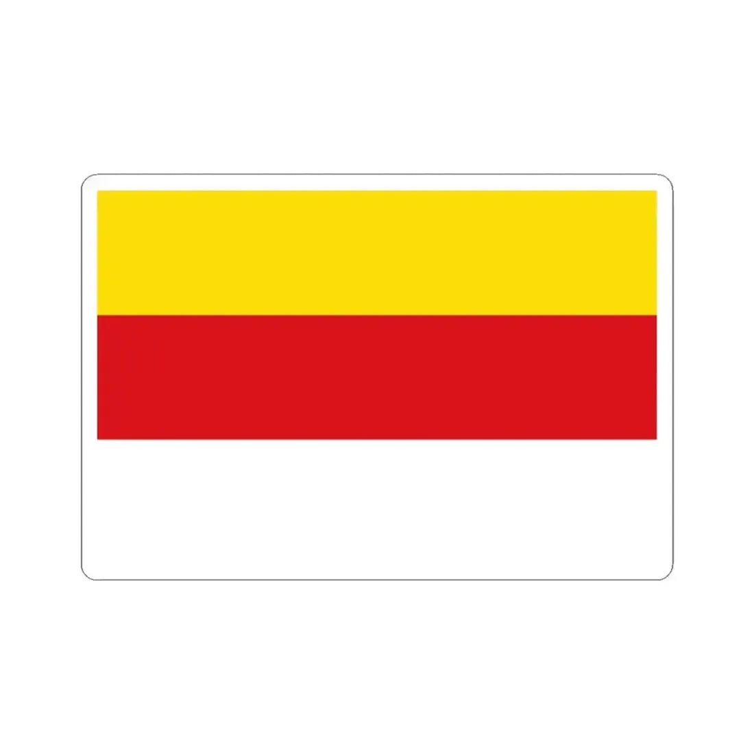 Flag of Carinthia (Austria) STICKER Vinyl Kiss-Cut Decal 3 Inch White - The Sticker Space