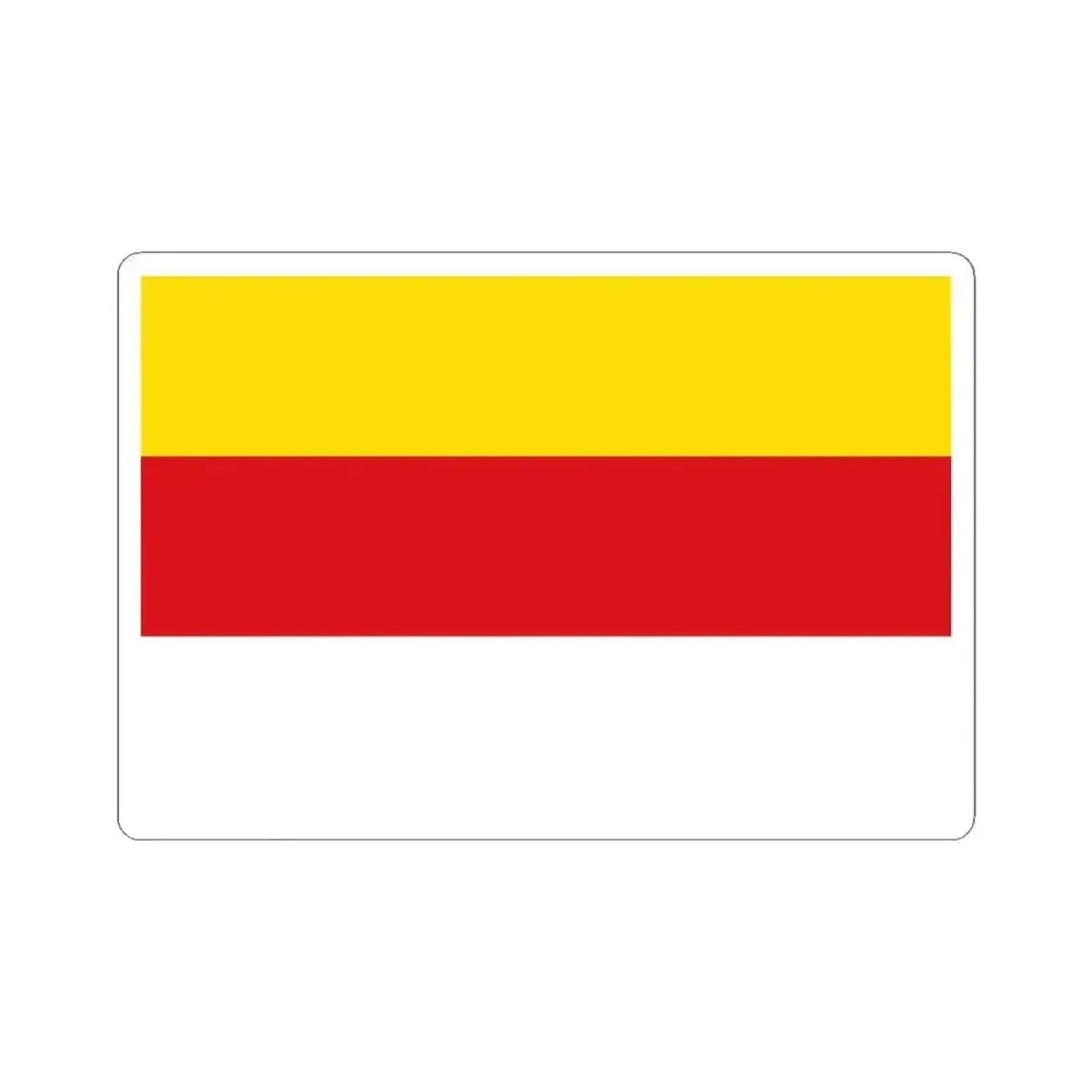 Flag of Carinthia (Austria) STICKER Vinyl Kiss-Cut Decal 4 Inch White - The Sticker Space