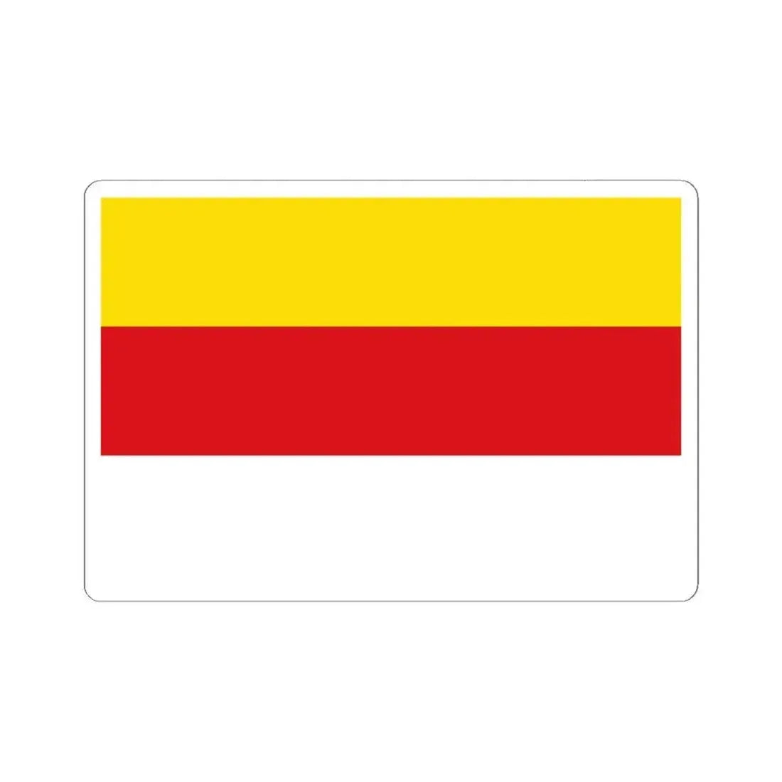 Flag of Carinthia (Austria) STICKER Vinyl Kiss-Cut Decal 6 Inch White - The Sticker Space