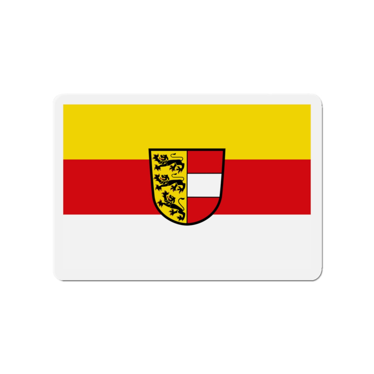 Flag of Carinthia Kärnten Austria - Die-Cut Magnet-3" x 3"-The Sticker Space