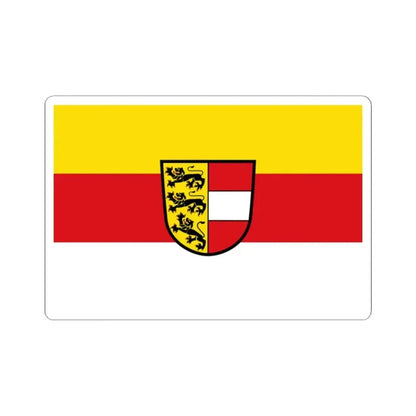 Flag of Carinthia state (Austria) STICKER Vinyl Kiss-Cut Decal 2 Inch White - The Sticker Space