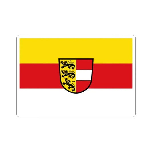 Flag of Carinthia state (Austria) STICKER Vinyl Kiss-Cut Decal 2 Inch White - The Sticker Space