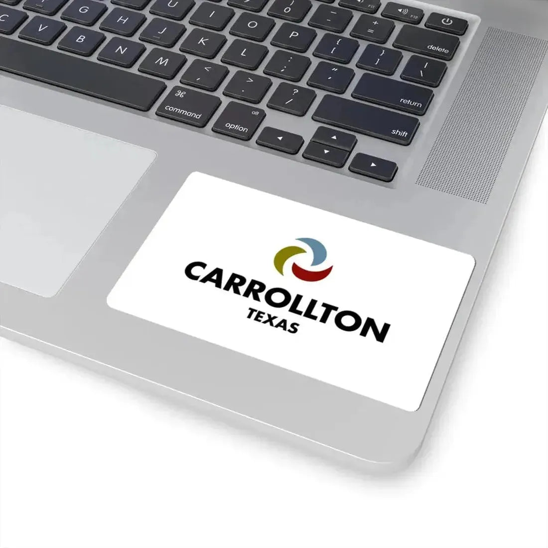 Flag of Carrollton Texas 2016 (United States) STICKER Vinyl Kiss-Cut Decal - The Sticker Space
