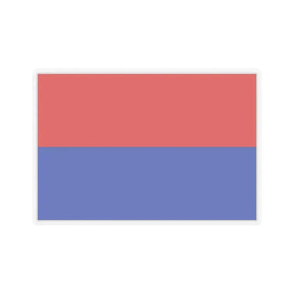 Flag of Cartago Province Costa Rica - STICKER Vinyl Kiss-Cut Decal 2 Inch Transparent - The Sticker Space