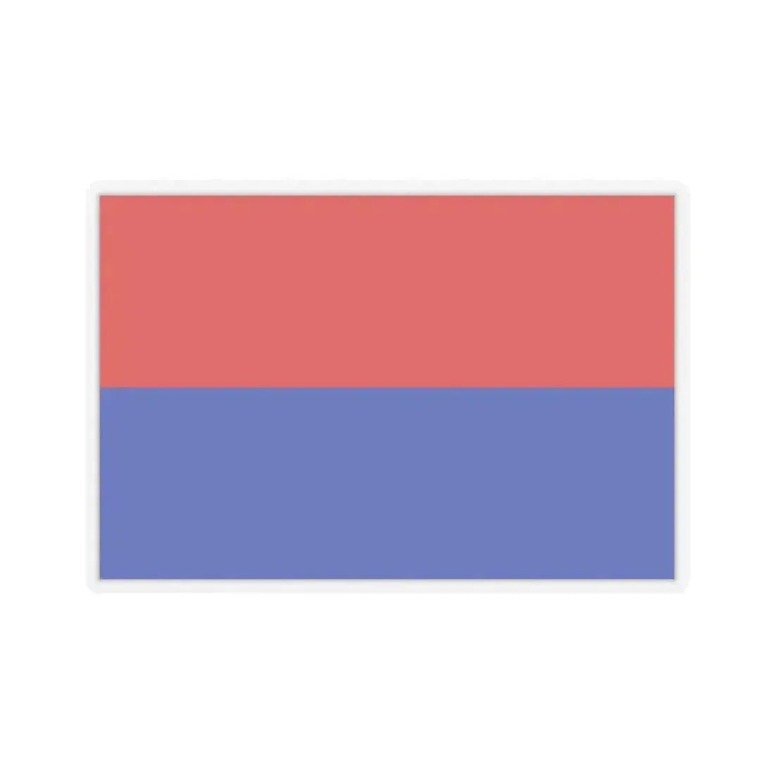 Flag of Cartago Province Costa Rica - STICKER Vinyl Kiss-Cut Decal 3 Inch Transparent - The Sticker Space