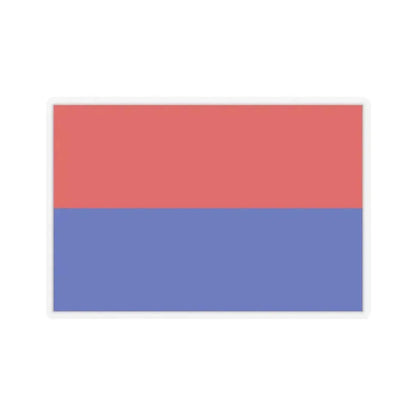 Flag of Cartago Province Costa Rica - STICKER Vinyl Kiss-Cut Decal 3 Inch Transparent - The Sticker Space