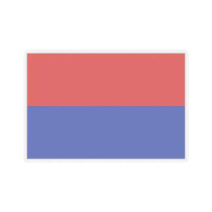 Flag of Cartago Province Costa Rica - STICKER Vinyl Kiss-Cut Decal 4 Inch Transparent - The Sticker Space