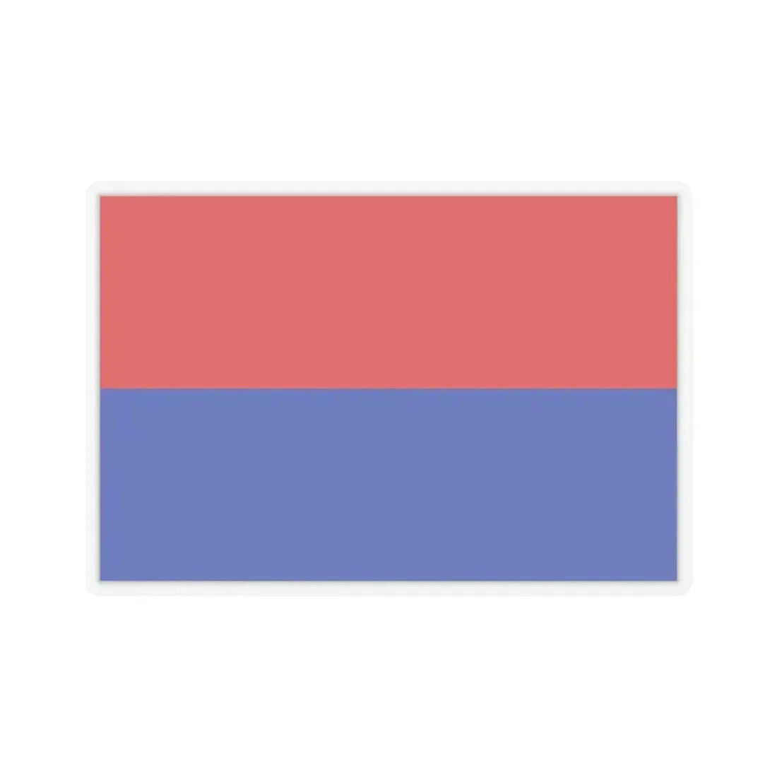 Flag of Cartago Province Costa Rica - STICKER Vinyl Kiss-Cut Decal 6 Inch Transparent - The Sticker Space