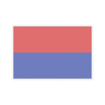 Flag of Cartago Province Costa Rica - STICKER Vinyl Kiss-Cut Decal 6 Inch Transparent - The Sticker Space