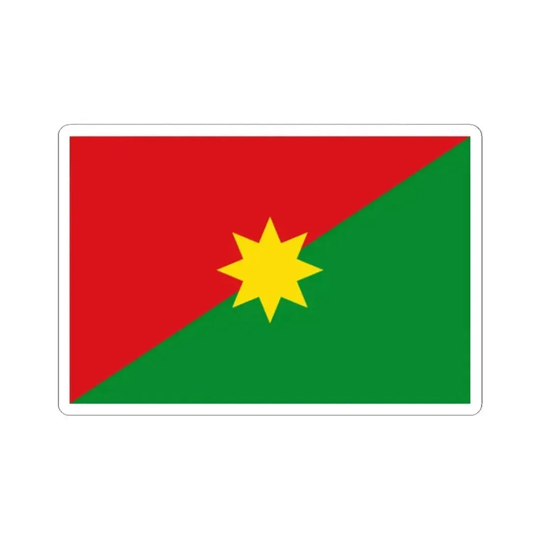 Flag of Casanare (Colombia) STICKER Vinyl Kiss-Cut Decal 2 Inch White - The Sticker Space