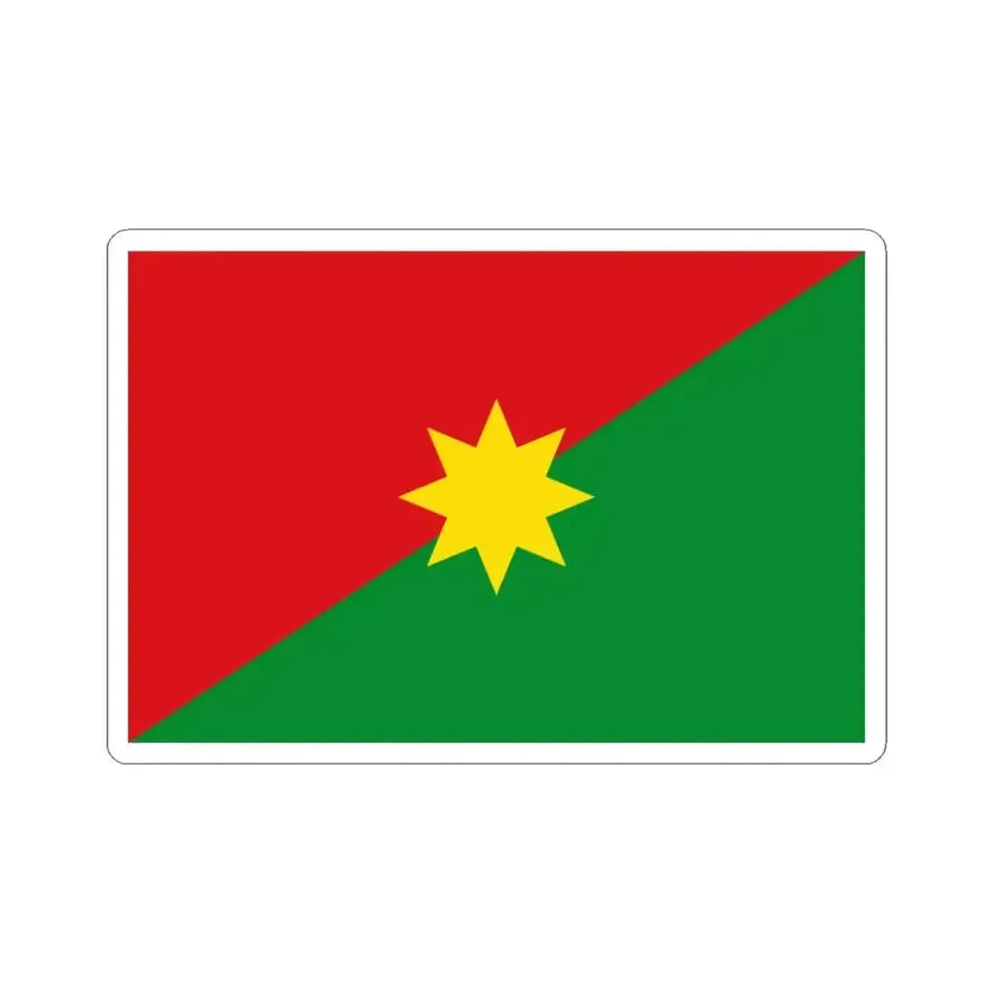 Flag of Casanare (Colombia) STICKER Vinyl Kiss-Cut Decal 3 Inch White - The Sticker Space