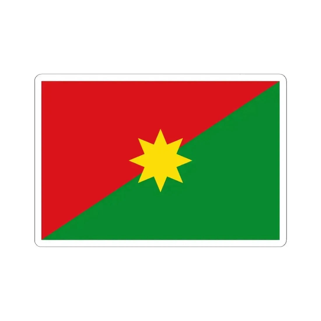 Flag of Casanare (Colombia) STICKER Vinyl Kiss-Cut Decal 6 Inch White - The Sticker Space