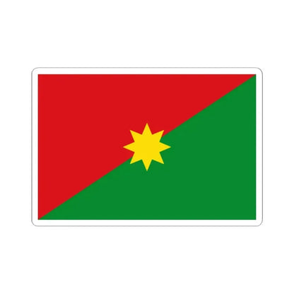 Flag of Casanare Department (Colombia) STICKER Vinyl Kiss-Cut Decal 2 Inch White - The Sticker Space