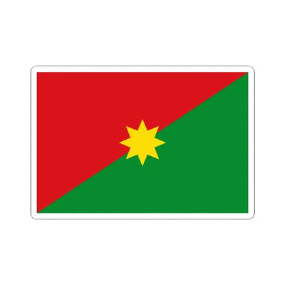 Flag of Casanare Department (Colombia) STICKER Vinyl Kiss-Cut Decal 3 Inch White - The Sticker Space