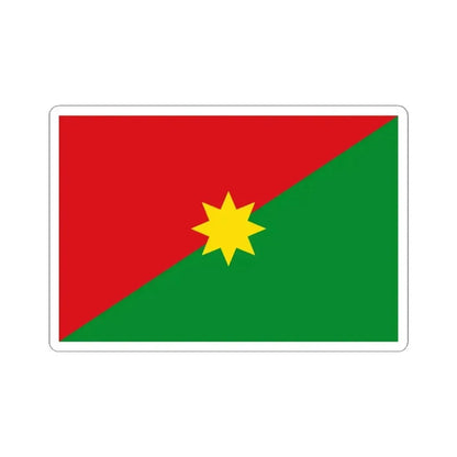 Flag of Casanare Department (Colombia) STICKER Vinyl Kiss-Cut Decal 4 Inch White - The Sticker Space