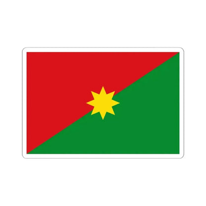 Flag of Casanare Department (Colombia) STICKER Vinyl Kiss-Cut Decal 6 Inch White - The Sticker Space