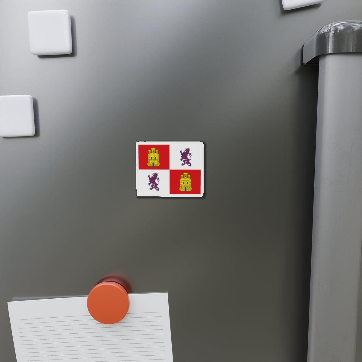 Flag of Castile and León Spain - Die-Cut Magnet-The Sticker Space