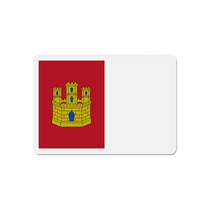 Flag of Castile La Mancha Spain - Die-Cut Magnet-6 × 6"-The Sticker Space