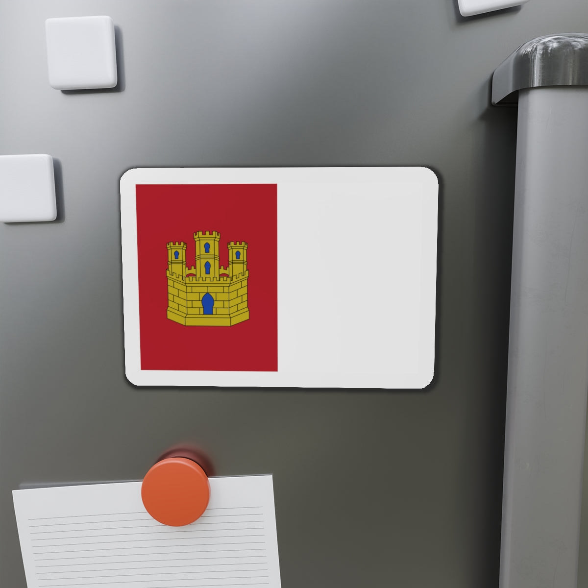 Flag of Castile La Mancha Spain - Die-Cut Magnet-The Sticker Space