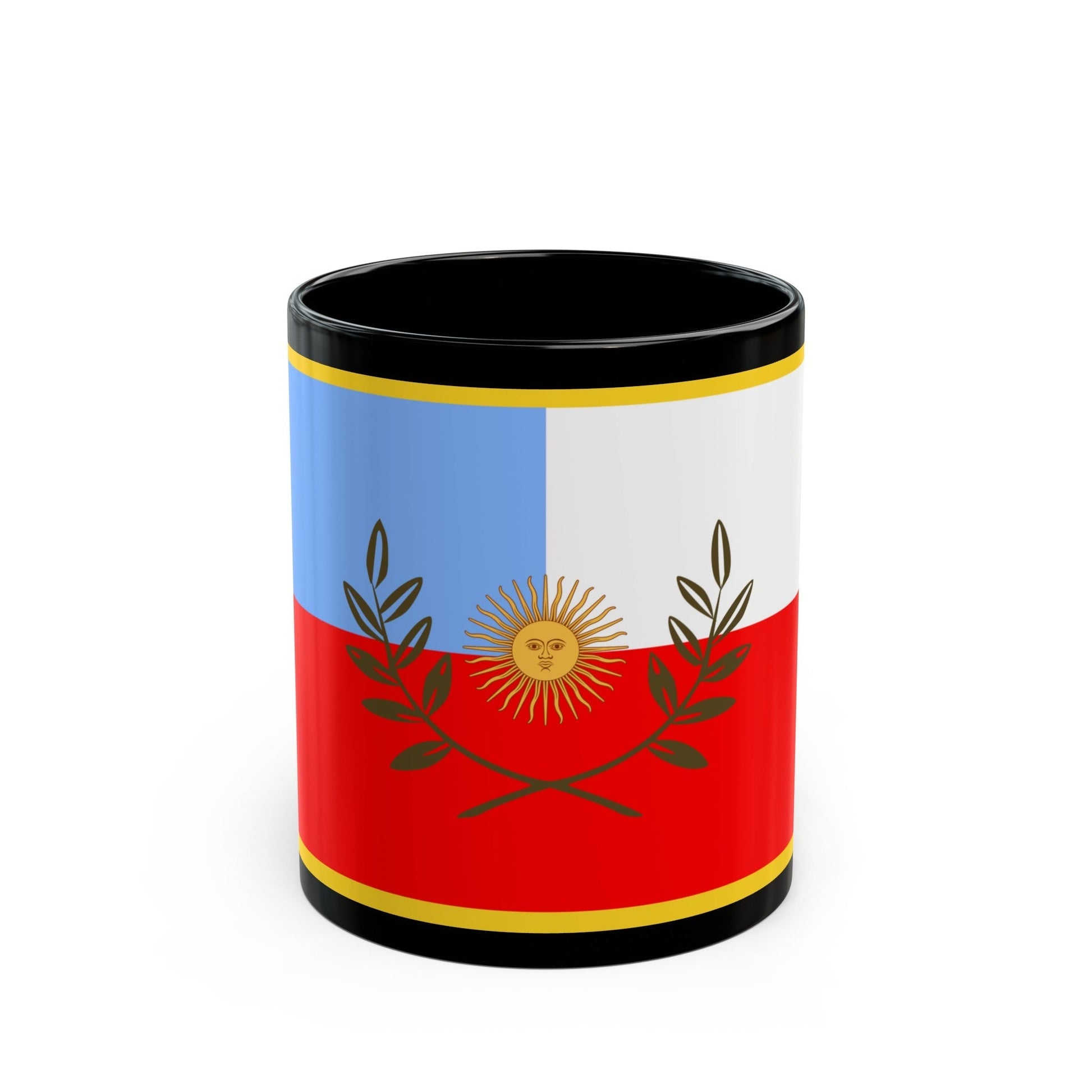 Flag of Catamarca Province Argentina - Black Coffee Mug-11oz-The Sticker Space