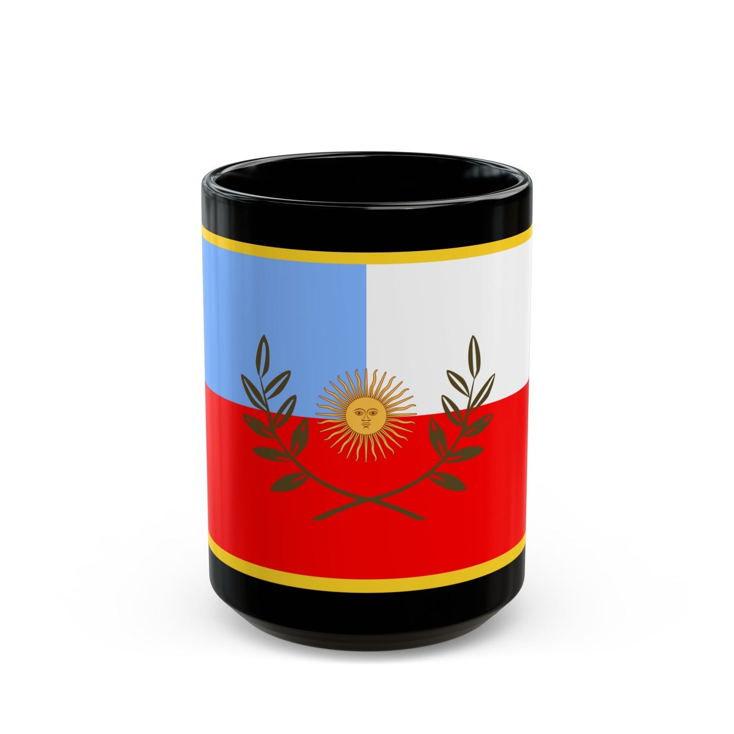 Flag of Catamarca Province Argentina - Black Coffee Mug-15oz-The Sticker Space